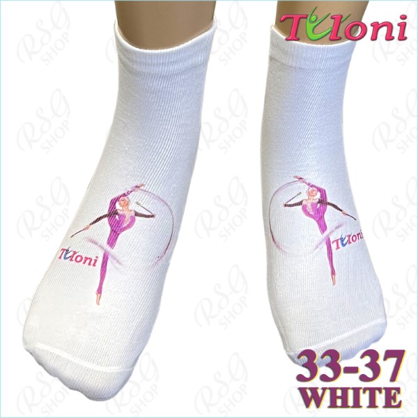 Socken Tuloni mod. Long-Tail Size 33-37 col. White Art. THS1101-W-33